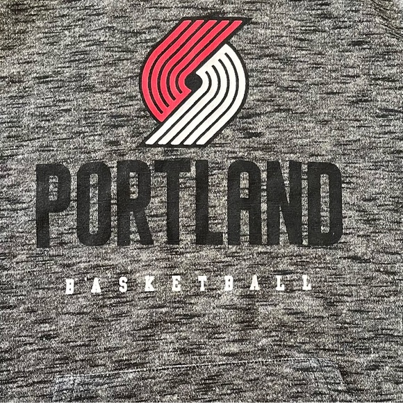 NEW NBA Portland Blazer Big Boy’s Hoodie size L Gray - Picture 3 of 7